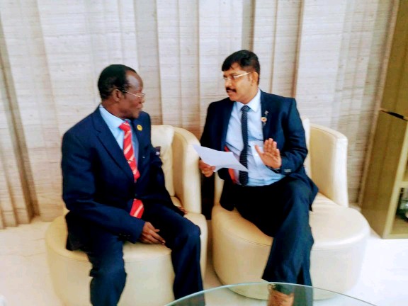 Meeting with H.E. Prof. Gen James Wani Igga